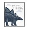 Stupell Industries You Are Strong Dinosaur Framed Giclee, design by Elizabeth Tyndall